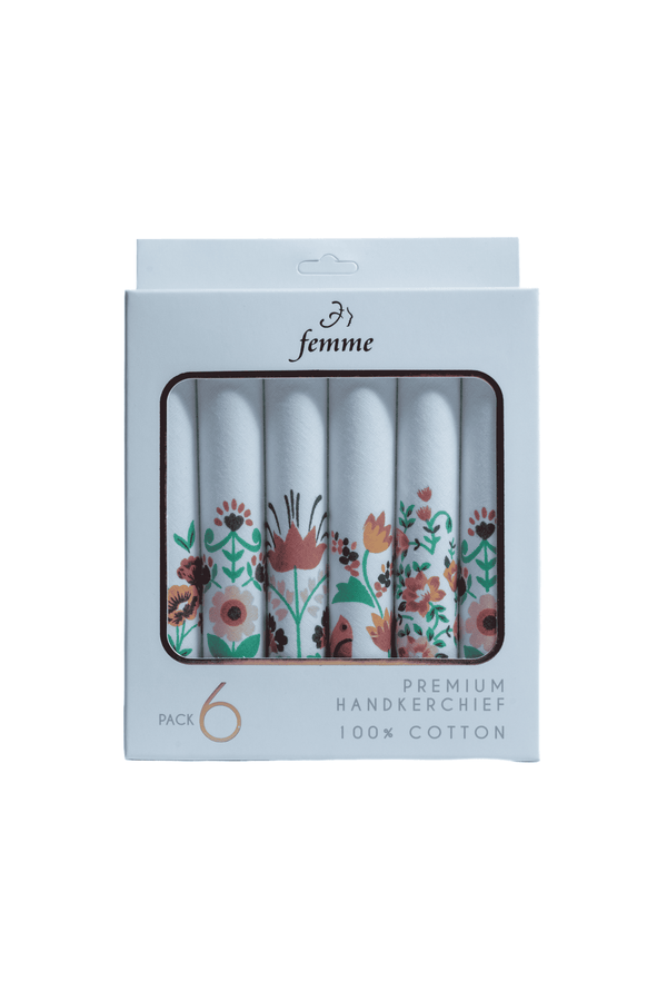 1228-FLORAL-FILLE-6 PCS.SET-PRINTS